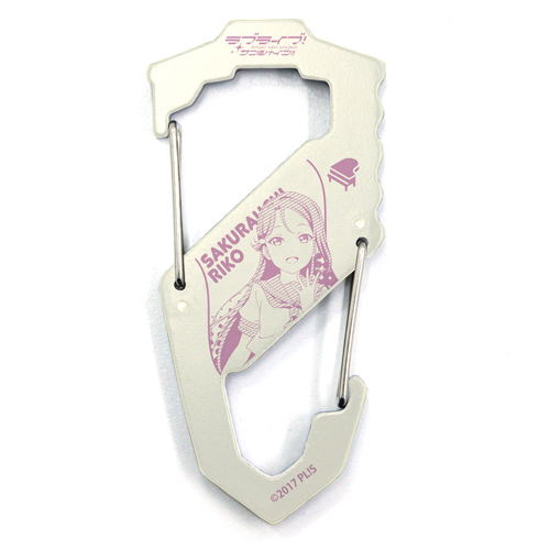 Love Live! Sunshine!! - Riko Sakurauchi Carabiner S Type White image 1