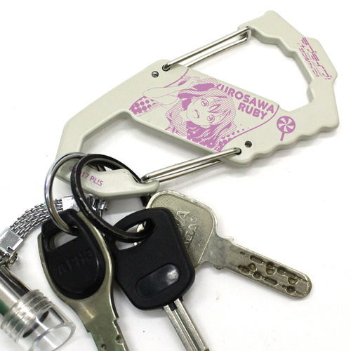 Love Live! Sunshine!! - Ruby Kurosawa Carabiner S Type White image 2