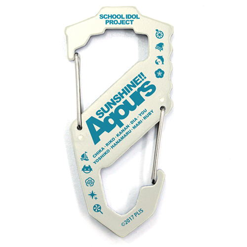 Love Live! Sunshine!! - Aqours Carabiner S Type White image 1