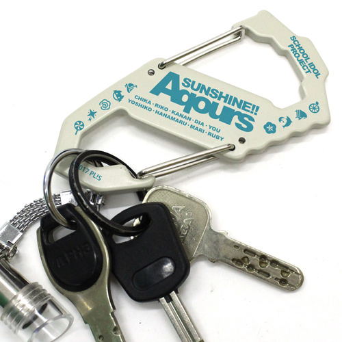 Love Live! Sunshine!! - Aqours Carabiner S Type White image 2