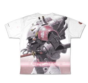 Sakura Wars - Sakura Amamiya Double-sided Full Graphic T-shirt (XL Size)