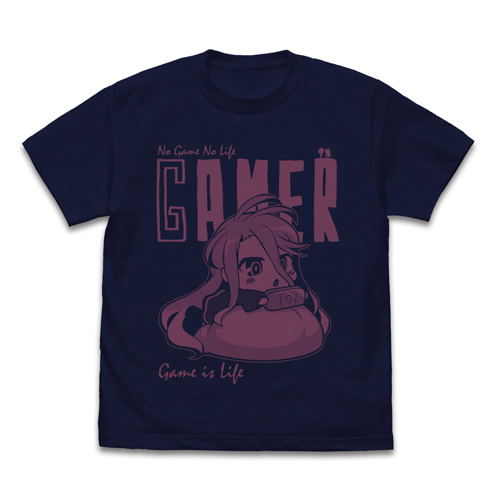 No Game No Life - Shiro Game Is Life T-shirt Navy (L Size) image 1
