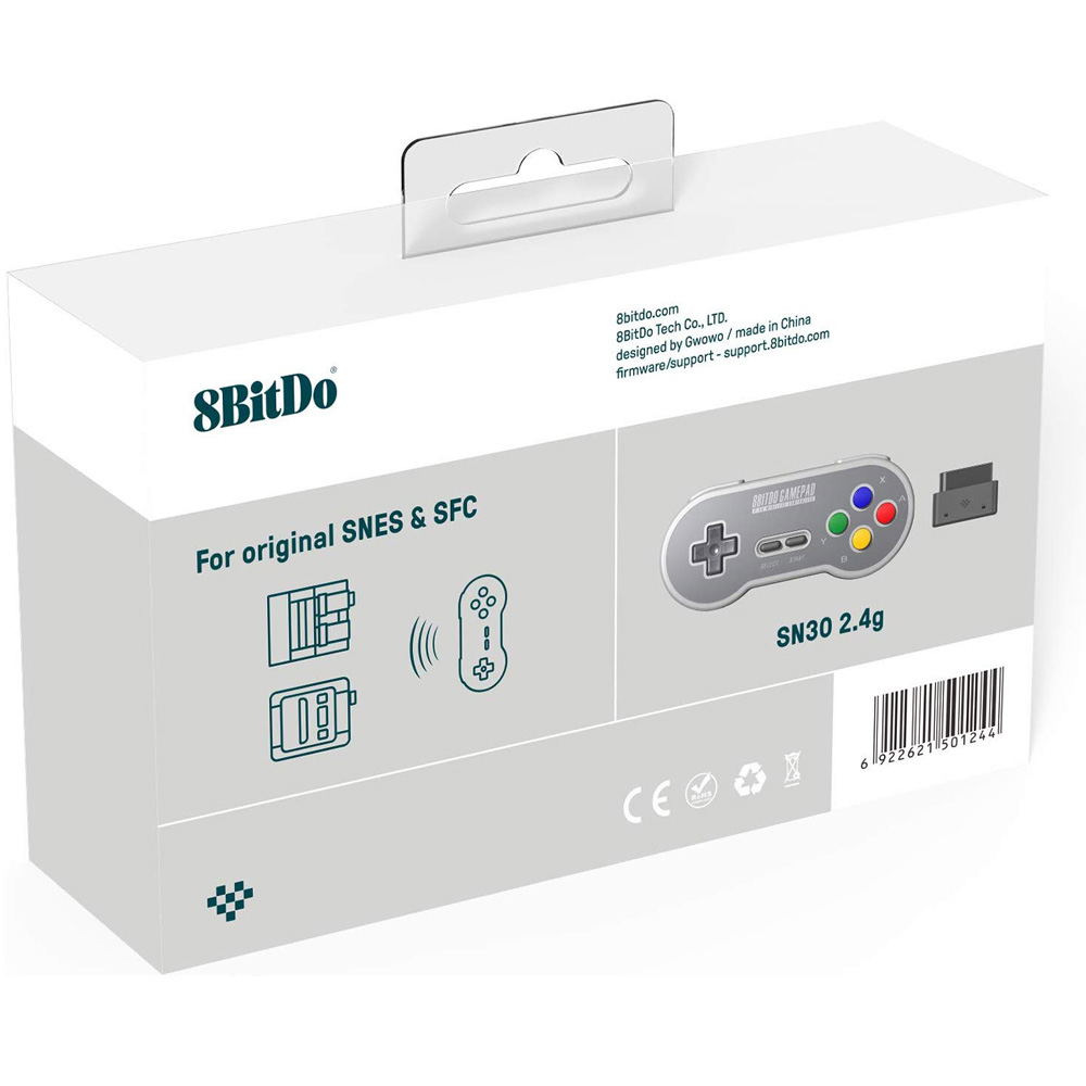 8Bitdo SN30 2.4G Wireless Gamepad for Original SNES/SFC (SF