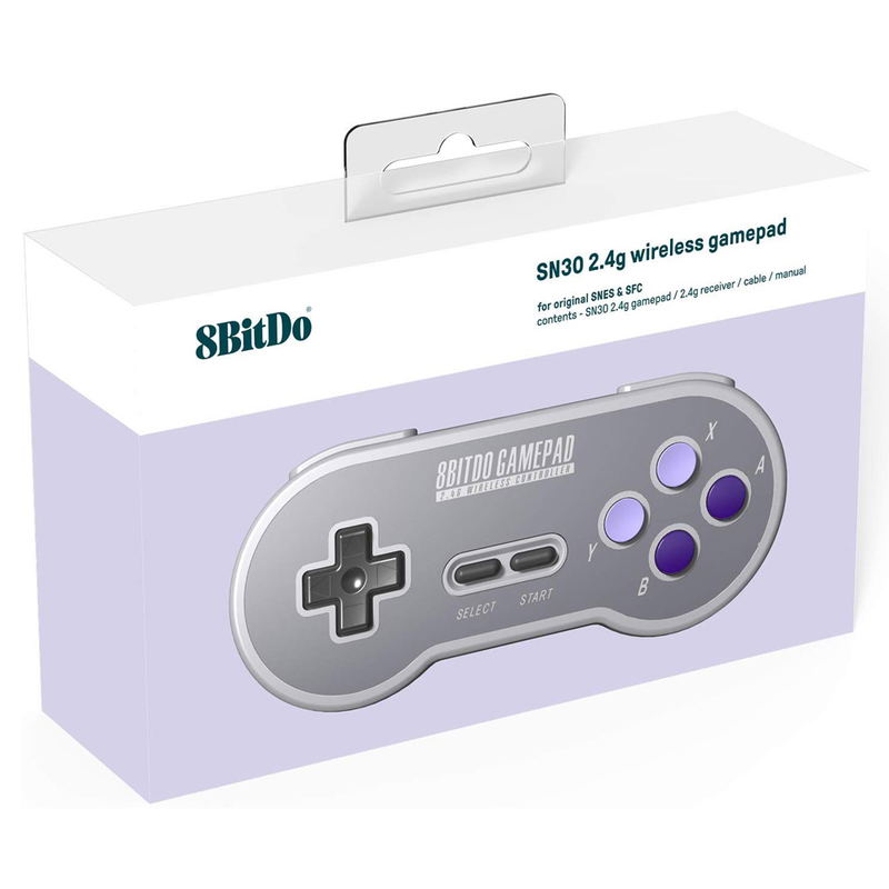 8Bitdo SN30 2.4G Wireless Gamepad for Original SNES / SFC (SN Edition) image 1