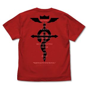 Fullmetal Alchemist - Flamel Cross T-shirt Red (M Size)
