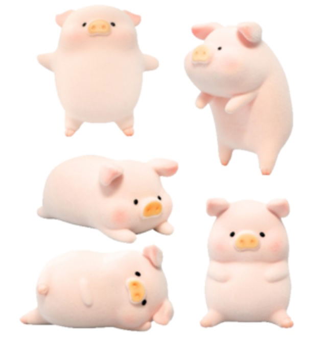 Toyzeroplus x Cici's Story Piggy Lulu Basic Series (Set of 12 pieces) image 1