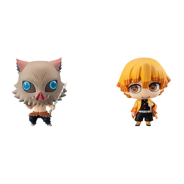 Chimi Mega Buddy Series No. 012 Demon Slayer Kimetsu no Yaiba: Agatsuma & Inosuke Hashibira Set image 1