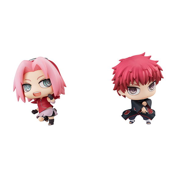 Chimi Mega Buddy Series No. 013 Naruto Shipuuden: Sakura Haruno vs Sasori Battle Set image 1