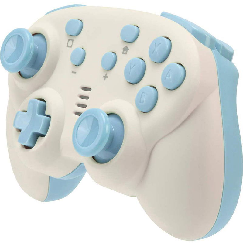 Cyber Gadget Gyro Controller Mini Wireless Type (Cream x Light Blue) image 2