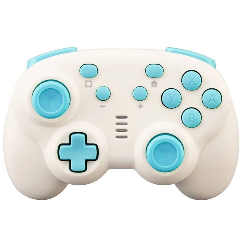 Cyber Gadget Gyro Controller Mini Wireless Type (Cream x Light Blue) image 1