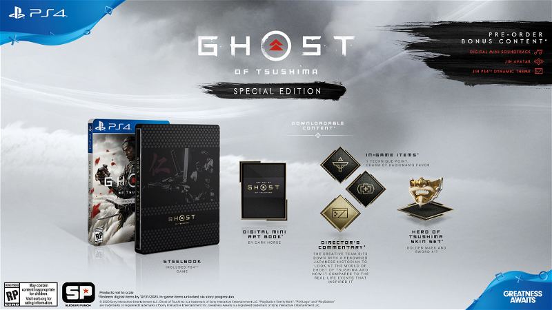 of [Special Edition] for Ghost Tsushima 4 PlayStation