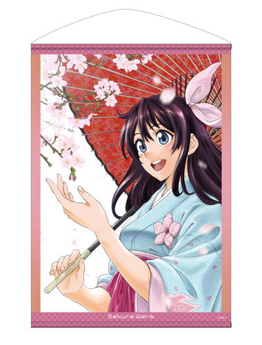 Project Sakura Wars B2 Wall Scroll: Sakura Amamiya (Re-run) image 1