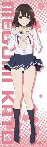 Saekano How to Raise a Boring Girlfriend Flat 160cm Long Tapestry: Megumi Kato School Uniform Ver. image 1