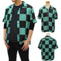 Kimetsu No Yaiba Tanjiro Kamado Haori Design Aloha Shirt (XL Size) thumbnail 1