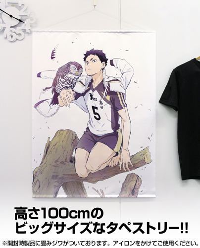 Haikyu!! To The Top 100cm Wall Scroll: Keiji Akaashi (Re-run) image 2