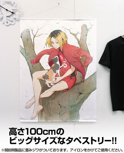 Haikyu!! To The Top 100cm Wall Scroll: Kenma Kozume (Re-run) image 2