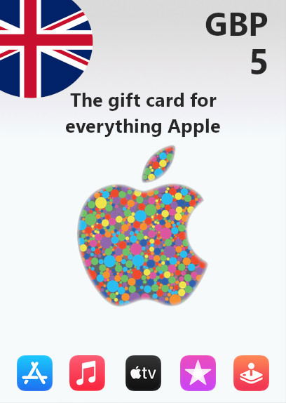 Apple Gift Card 5 GBP | UK Account <span class="ext ext_digital">digital</span> image 1