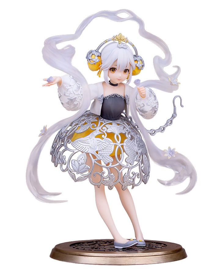 National Treasure 1/7 Scale Pre-Painted Figure: Silver Sachet with Grape Flower and Bird Pattern image 1