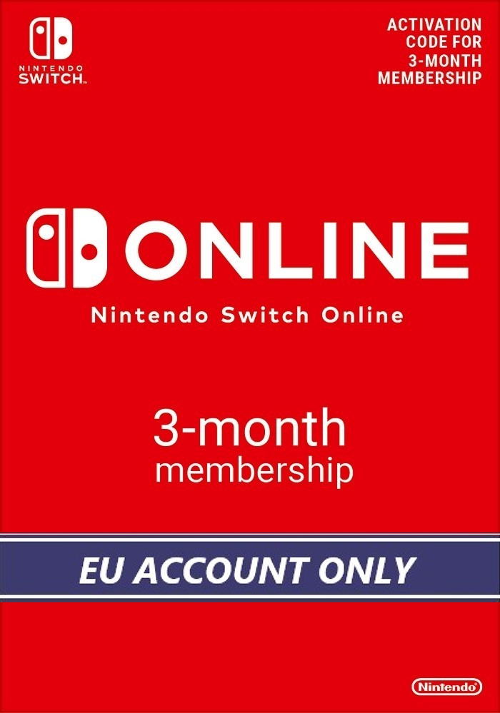 Nintendo Switch Online 3 Month Individual Membership | Europe Account <span class="ext ext_digital">digital</span> image 1
