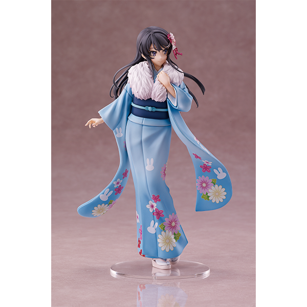 Rascal Does Not Dream of Bunny Girl Senpai 1/7 Scale Pre-Painted Figure: Sakurajima Mai Kimono Ver. image 2