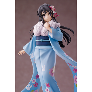 Rascal Does Not Dream of Bunny Girl Senpai 1/7 Scale Pre-Painted Figure: Sakurajima Mai Kimono Ver.