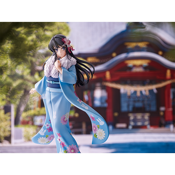 Rascal Does Not Dream of Bunny Girl Senpai 1/7 Scale Pre-Painted Figure: Sakurajima Mai Kimono Ver. image 9