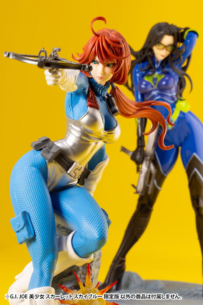 G.I. JOE Bishoujo G.I. Joe: A Real American Hero 1/7 Scale Pre-Painted Figure: Scarlett Sky-Blue Color Limited Edition image 14