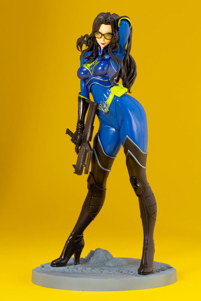 G.I. JOE Bishoujo G.I. Joe A Real American Hero 1/7 Scale Pre-Painted Figure: Baroness 25th Anniversary Blue Limited Edition image 8
