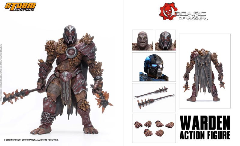 Gears of War 1/12 Scale Pre-Painted Action Figure: Warden image 1