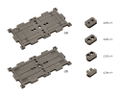 Hexa Gear 1/24 Scale Model Kit: Block Base 02 Panel Option A thumbnail 2