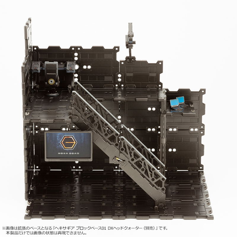 Hexa Gear 1/24 Scale Model Kit: Block Base 02 Panel Option A image 5