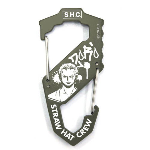 One Piece - Zoro Carabiner S Type Moss image 1