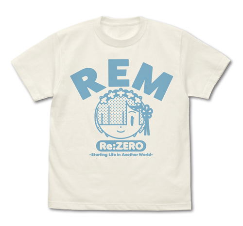 Re:Zero - Starting Life In Another World - Rem Face T-shirt Vanilla (White | Size L) image 1