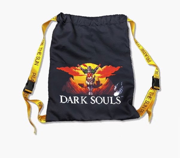 Dark Souls Praise The Sun Drawstring Backpack image 1