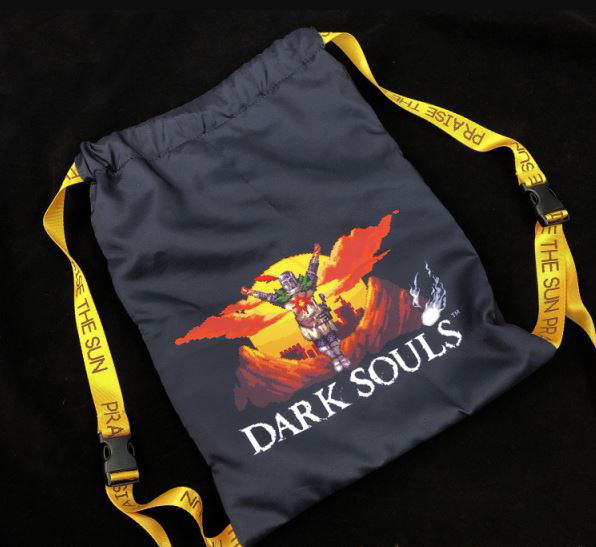 Dark Souls Praise The Sun Drawstring Backpack image 2