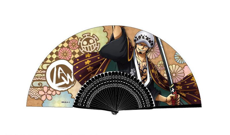 One Piece - Trafalgar D. Water Law Folding Fan image 1