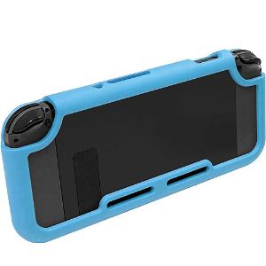 CYBER ・ Magnet Bumper with Glass Panel for Nintendo Switch (Blue)