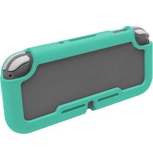 CYBER ・ Magnet Bumper with Glass Panel for Nintendo Switch Lite (Turquoise)