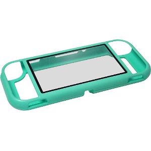 CYBER ・ Magnet Bumper with Glass Panel for Nintendo Switch Lite (Turquoise)