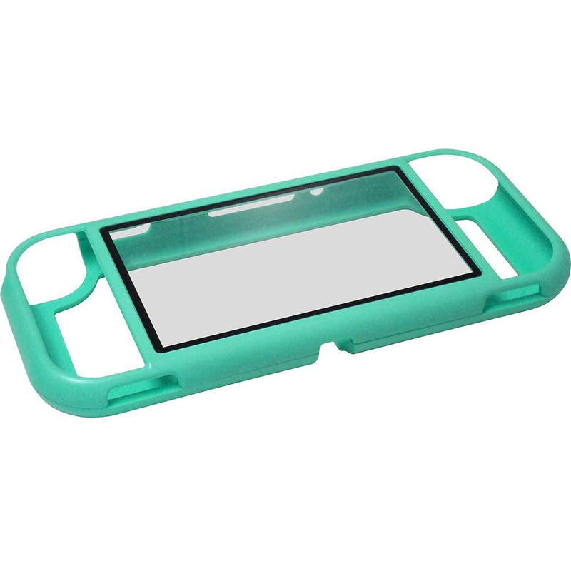 Cyber Gadget Magnet Bumper with Glass Panel for Nintendo Switch Lite (Turquoise) image 3