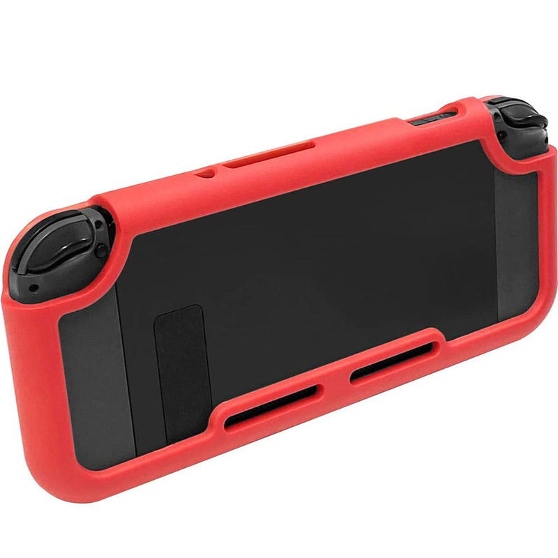 Cyber Gadget Magnet Bumper with Glass Panel for Nintendo Switch (Red) image 2