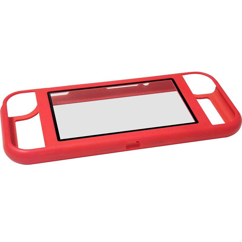 Cyber Gadget Magnet Bumper with Glass Panel for Nintendo Switch (Red) image 3