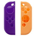 Cyber Gadget Silicon Grip Cover for Nintendo Switch Joy-Con (Purple x Orange) thumbnail 2