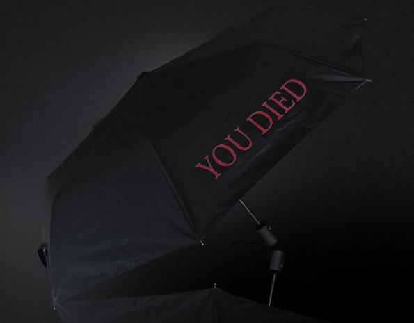 Dark Souls You Died Color Changing Umbrella image 2