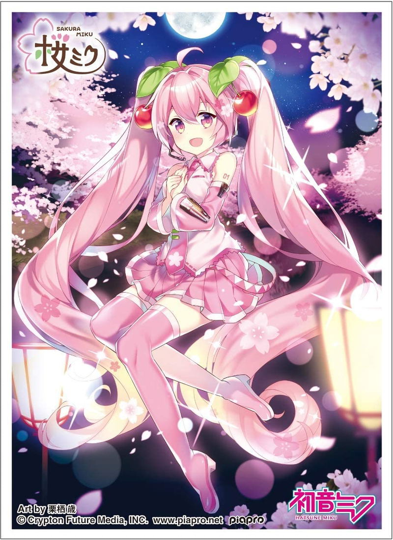 Hatsune Miku Sakura Miku Character Sleeve: Toshi Kurisu EN-946 image 1