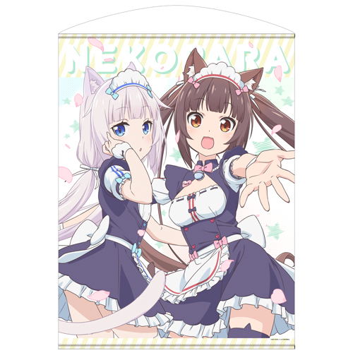 Nekopara 100cm Wall Scroll: Chocola & Vanilla (Re-run) image 1