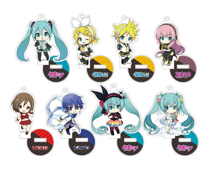 Piapro Characters Petitkko Trading Acrylic Stand (Set of 8 pieces) image 1