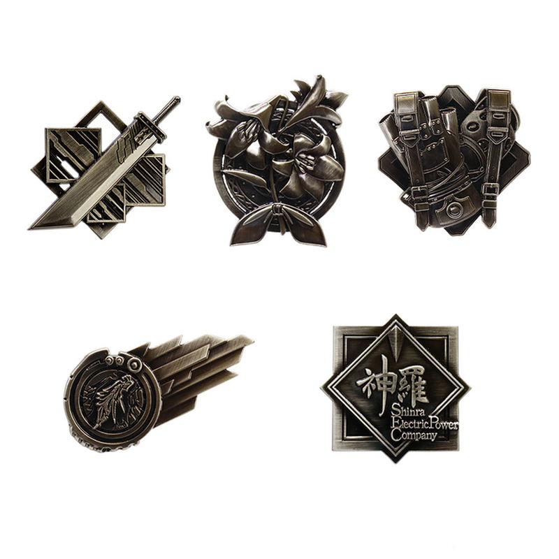 Final Fantasy VII Remake Pin Badge (Set of 10 pieces) image 1