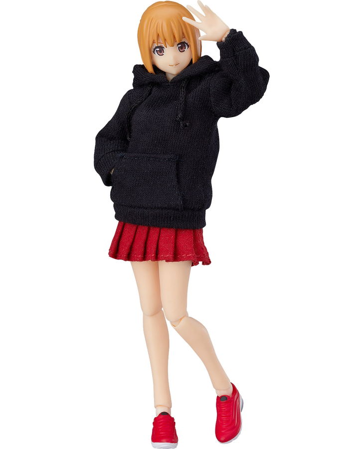 figma Styles No. 478 Original Character: Female Body (Emily) with Hoodie Outfit image 1