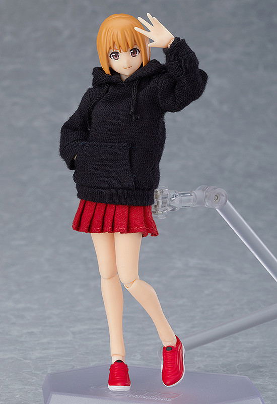 figma Styles No. 478 Original Character: Female Body (Emily) with Hoodie Outfit image 2